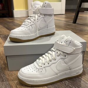 Nike Kids White Air Force 1 High